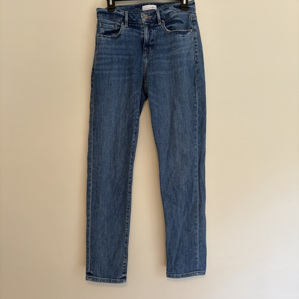 The Loft Jeans Denim THE CURVY SUPER SOFT GIRLFRIEND Sz 26/2 Medium Wash Capsule